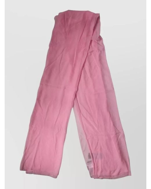 Dolce & Gabbana Pink Silk Sash Neck Wrap Shawl Scarf for men
