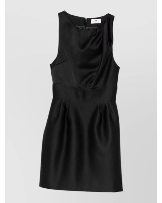 Elisabetta Franchi Black Sleeveless Mini Dress