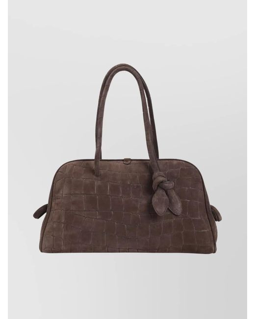 Jacquemus Brown Le Turismo Calf Leather Shoulder Bag