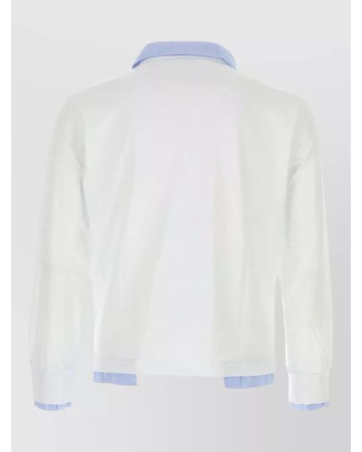 GIMAGUAS White Cotton Polo Shirt for men