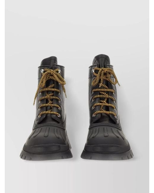 DSquared² Black Leather Boots for men