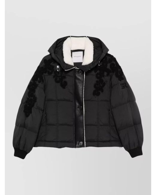 ERMANNO FIRENZE Black Down Puffer Coat