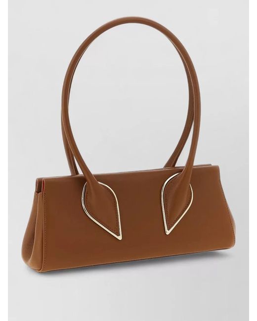 Christian Louboutin Brown Venus Leather Shoulder Bag