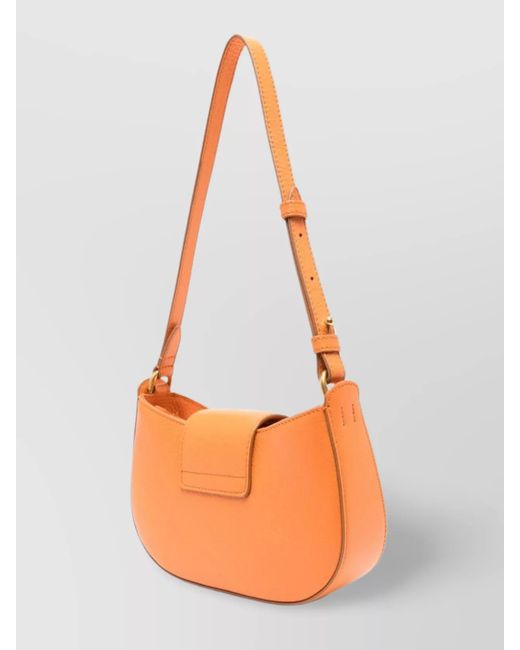 Hogan Orange H-Bag Leather Shoulder Bag