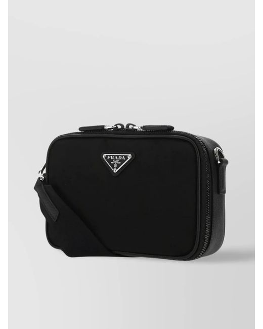 Prada Black Nylon Crossbody Bag for men