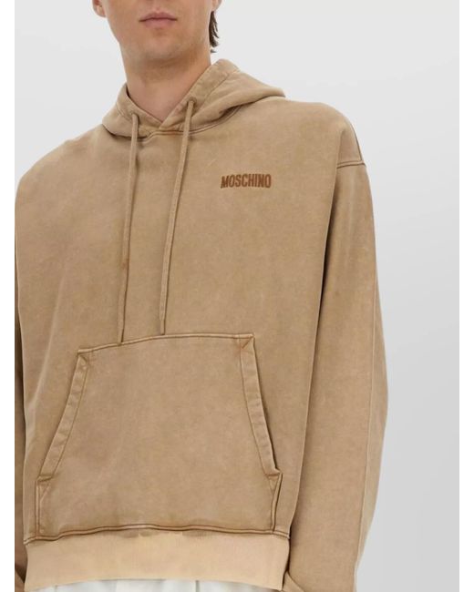 Moschino Natural Logo Hoodie for men