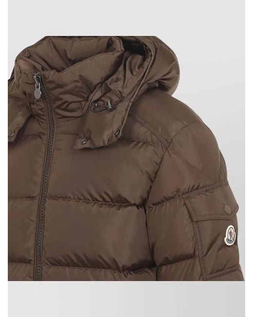 Moncler Brown Down Puffer Jacket for men