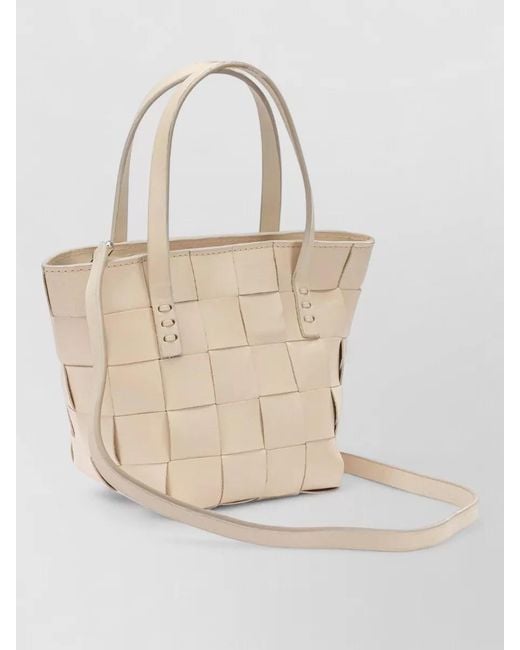 Dragon Diffusion Natural Japan Small Tote Bag Woven Design