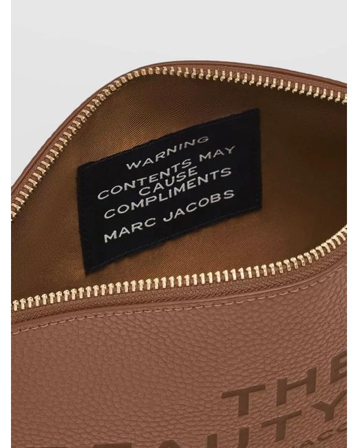Marc Jacobs Brown Leather Beauty Case