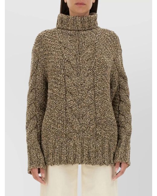 Kiton Natural Camel Hair Oversized Jumper