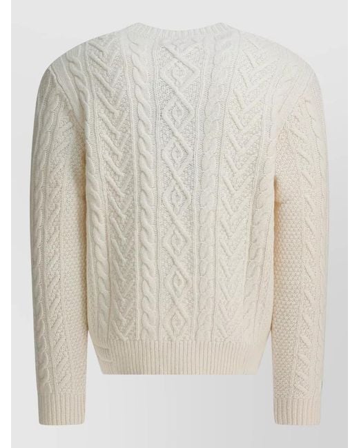 Polo Ralph Lauren White Round-Neck Knitwear for men