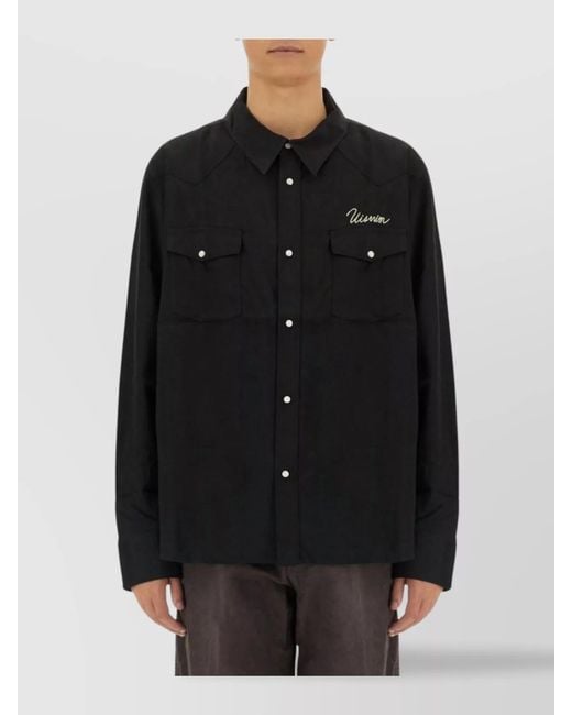 Visvim Black Rayon Shirt for men