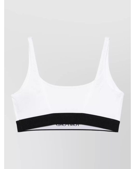 Tom Ford White Modal Bralette