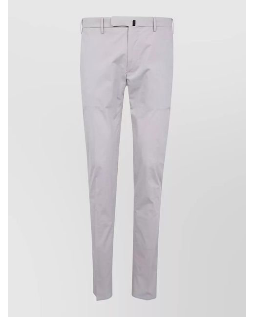 Incotex Gray Slim-Fit Chino Trousers for men