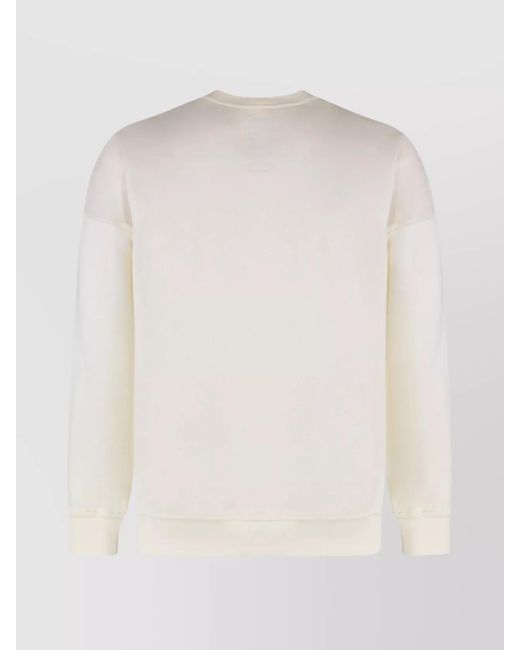 Rick Owens White Cotton Crew-Neck Sweatshirt for men