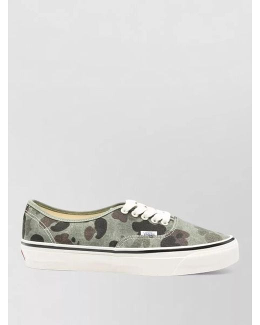Vans Metallic Canvas Low Top Sneakers Rubber Sole for men
