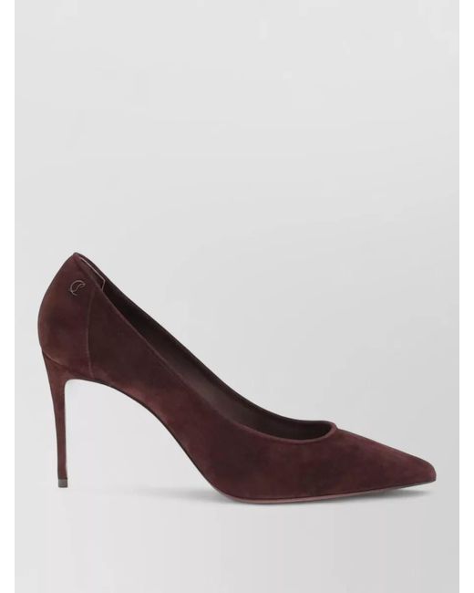 Christian Louboutin Brown Velvet Pumps