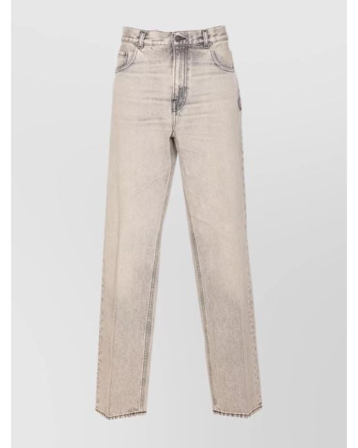 Haikure Natural Denim Straight-Leg Jeans