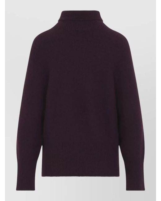 Giorgio Armani Blue Turtleneck Sweater Long Sleeves Regular Fit