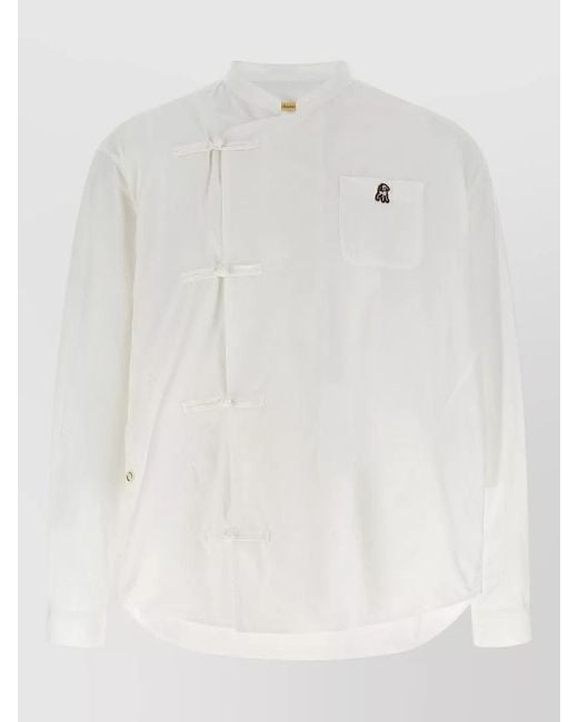 Undercover White The Shepherd Shirt Chest Pocket Embroidery for men