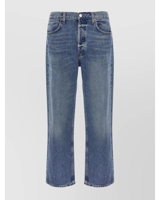 Agolde AGOLDE Faded light blue jeans in regenerated denim main image 0