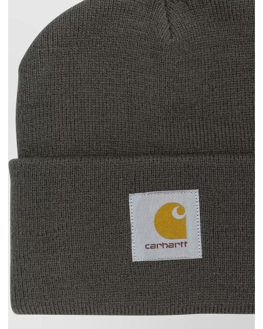 Carhartt Gray Knit Cap Short Watch Folded Cuff for men
