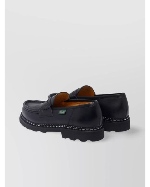 Paraboot Blue Leather Reims Loafers for men