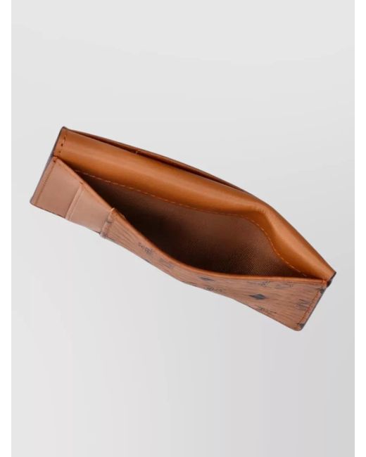 MCM Brown Keyring for men