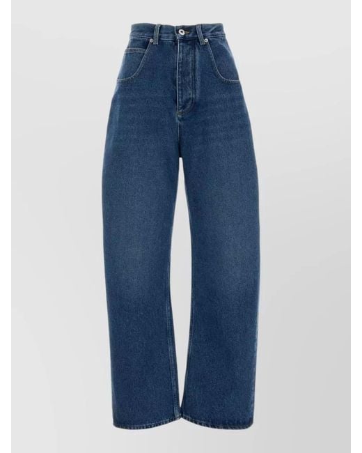 Bottega Veneta Blue Denim Wide-Leg Jeans