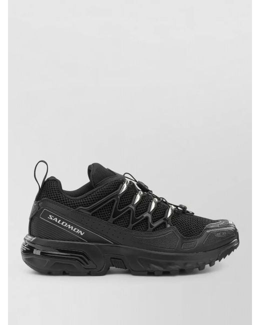 Salomon Black Mesh Low-Top Sneakers for men