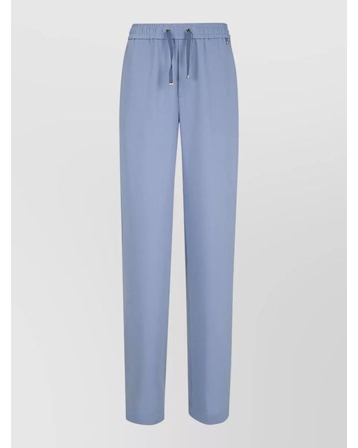 Herno Blue Relaxed-Fit Track Pants