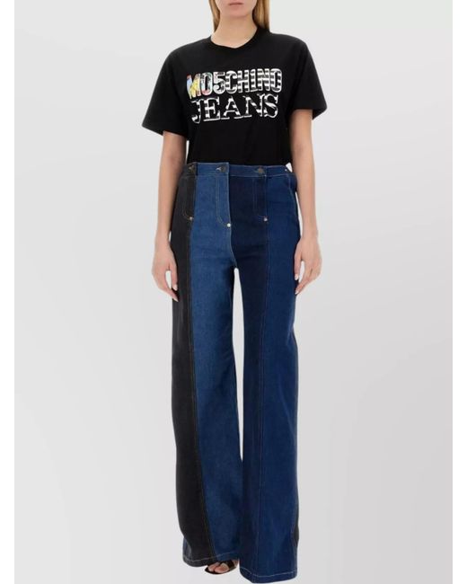 Moschino Blue Logo T-Shirt
