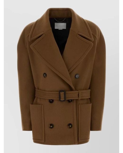 Stella McCartney Brown Belted Coat