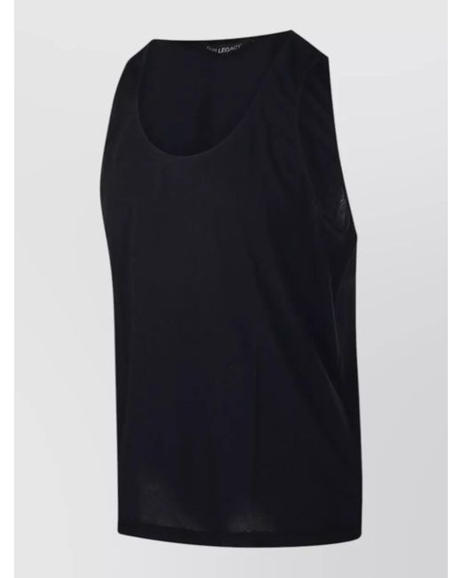 Our Legacy Blue Cotton Athletic Tank Top for men