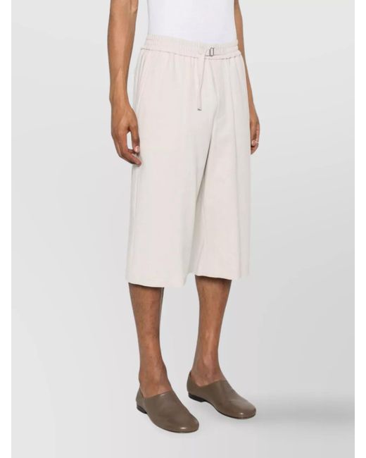AMI Pink Cotton Tailored Bermuda Shorts for men