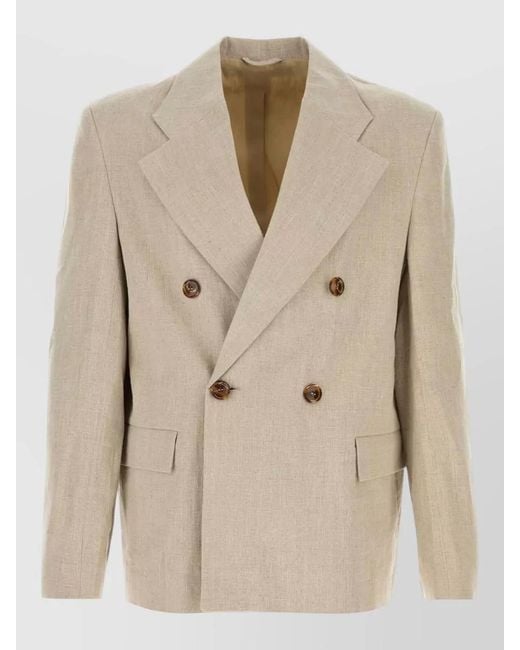 Séfr Natural Donovan Linen Blazer Double Breasted Design for men