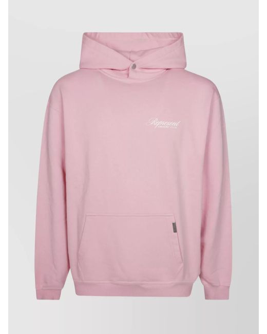 Represent Pink Owners Club Script Hooded Sweater for men