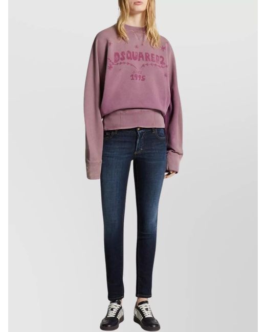 DSquared² Blue Skinny Trousers