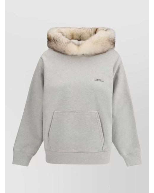 Prada Gray Cotton Sweatshirt