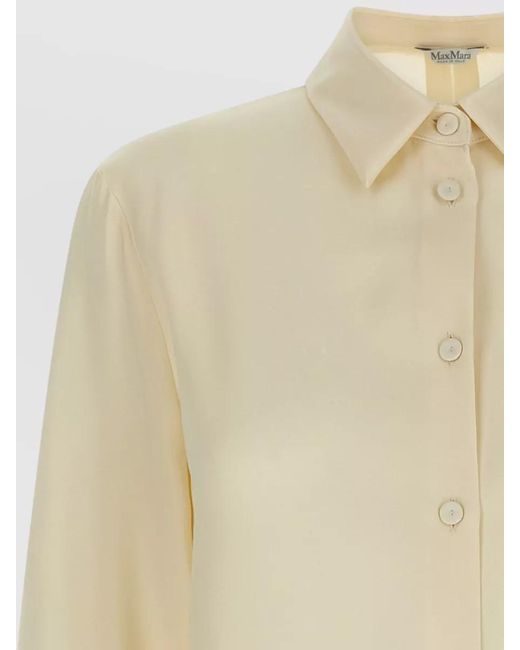 Max Mara Natural Silk Mxpvoliera Shirt