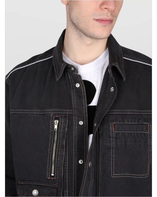Isabel Marant Black Pascuale Denim Jacket for men