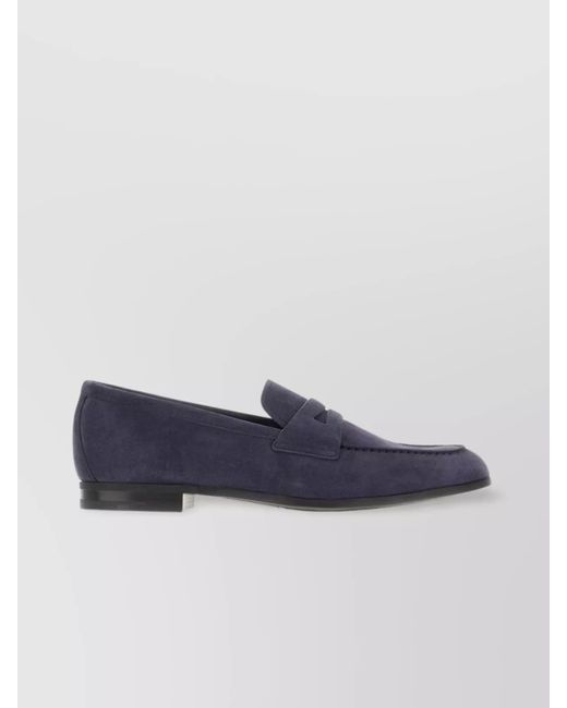 Church's Blue Suede Loafers for men