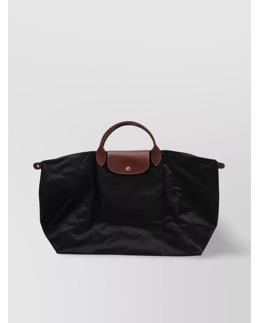 Longchamp Black Travel Bag