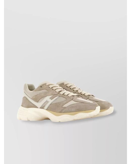 Hogan Natural Leather Low-Top Sneakers for men