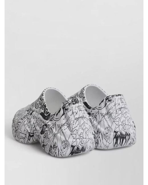 Dolce & Gabbana Metallic Graffiti Daymaster Canvas Sneakers for men