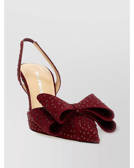 Mach & Mach Brown Le Cadeau Slingback Pumps