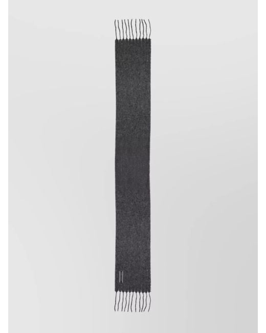 Our Legacy White Wool Scarf for men