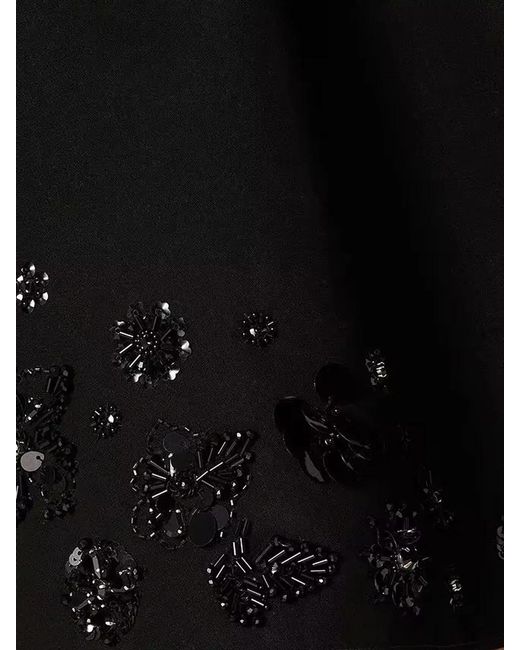Golden Goose Deluxe Brand Black Embellished A-Line Mini Skirt