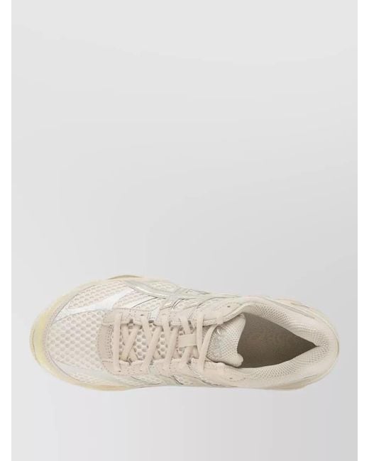 Asics Natural Synthetic Leather Low-Top Sneakers
