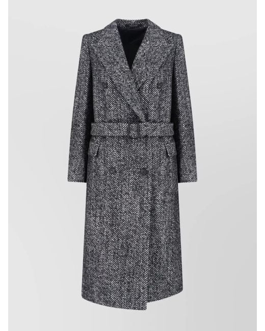 Tagliatore Gray Fitted Jacket